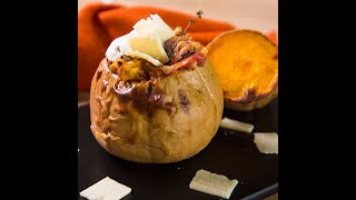 Potato Stuffed Squash with Prosciutto Crudo
