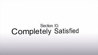 Henna New Owner's Guide - Section 10: Completely Satisfied