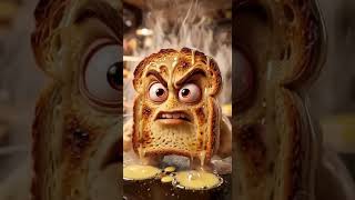 POV: Você esqueceu o pão na chapa e ele ficou REVOLTADO! 🍞🔥