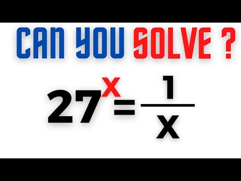 You Should Know How To Solve This ALGEBRA ! - YouTube