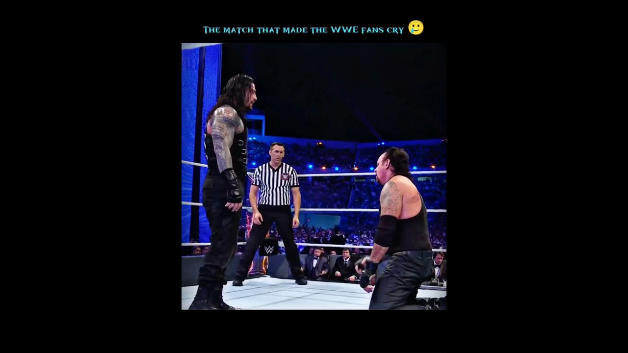 Heart Breaking match - Roman Reigns defeats undertaker 