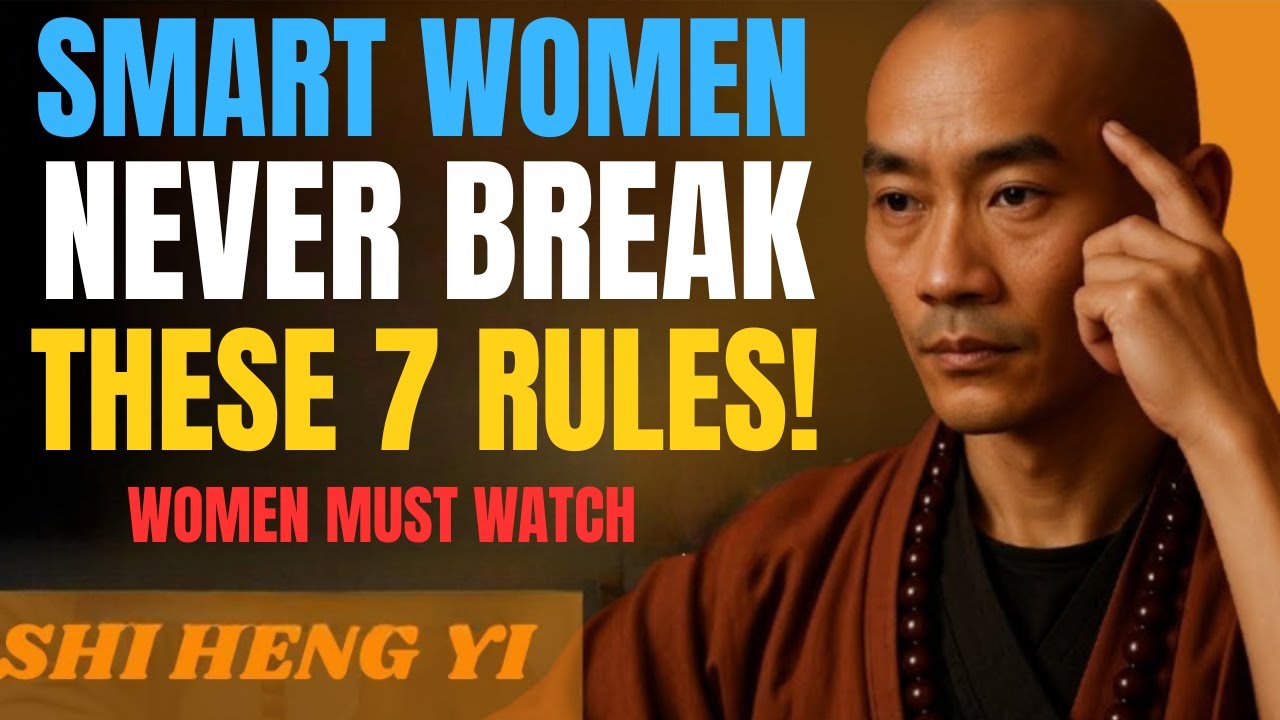 7 Unbreakable Rules Smart Women Always Follow || Shi Heng Yi Motivation.