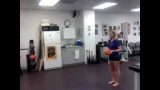 How To Do A One Leg Balance With Ball Throw