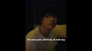 'MAYBE' Kim Taehyung Unreleased Track Lyrics