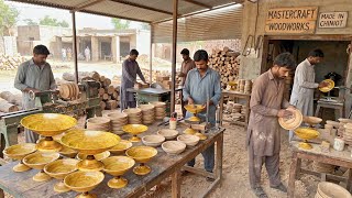 Incredible Woodworking Skills 😲 | Turning Raw Wood into Beautiful Bowls | Full Process