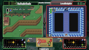 DududeDude vs LewdDolphin, Race 3. ALTTP Randomizer Secondary Tournament Fall 2017
