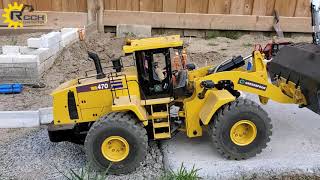 Grading A Building Pad For RC Construction Site! Realism Is Key! Excavators and Loaders!