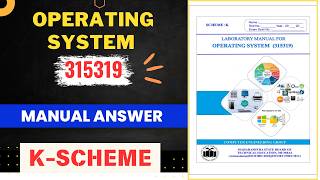 (315319) OSY Operating Systems  Manual answer | MSBTE K Scheme–Semester 5th