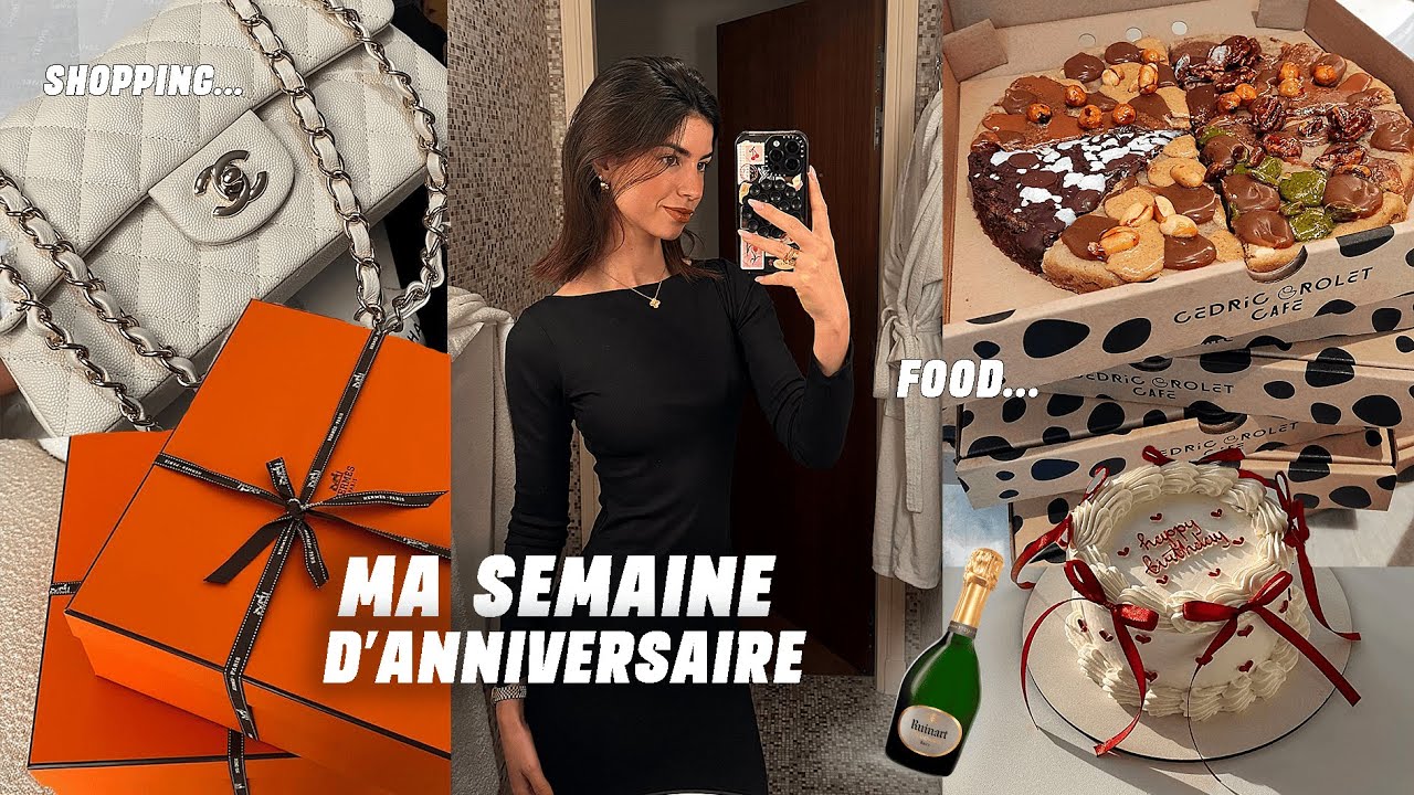 MON INCROYABLE ANNIVERSAIRE (shopping, Cédric Grolet, Roland Garros ...)