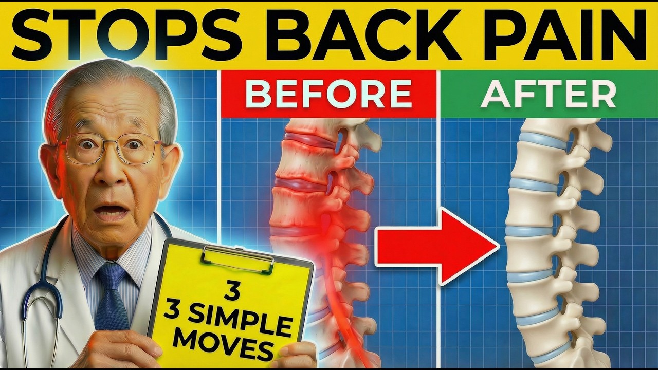 3 Exercises RELIEVE Sciatica Over 60: Japan's Oldest Doctor
