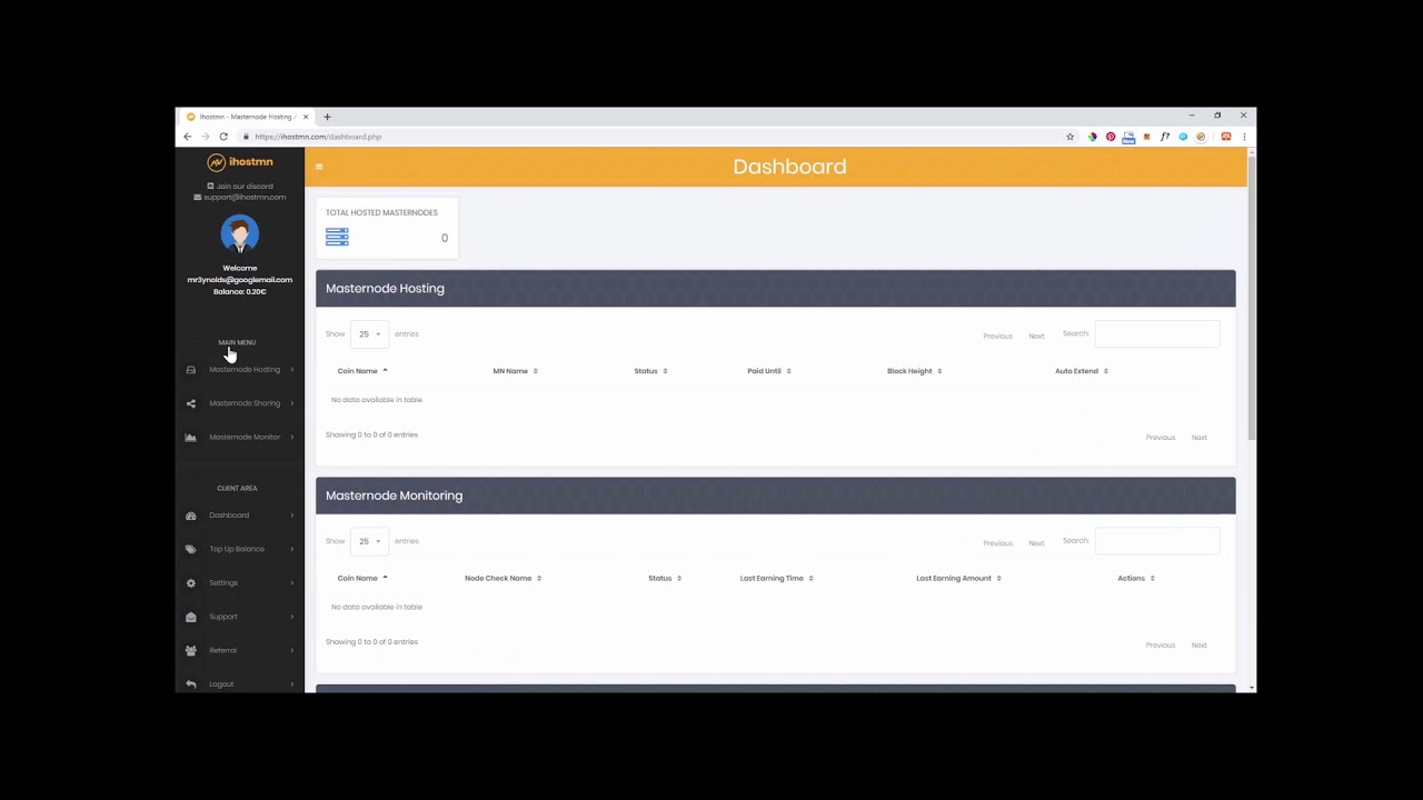 How To Setup A Shared Masternode On IHOSTMN