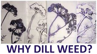 Why I Love Printing Dill Weed on Tissue!