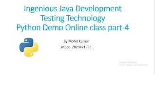 DataType|Int|Float|complex|String Pyhton Online class Part 4 final