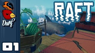 Let's Play Raft [Multiplayer] - PC Gameplay Part 1 - Fishin For Trash! screenshot 5