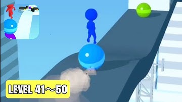 Stack Rider - LEVEL  41~50   Gameplay Walkthough(Android,iOS)