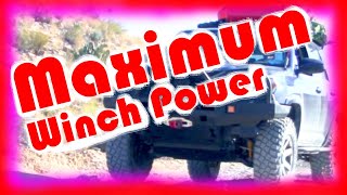 Get the most power from your winch!  Understand the mechanics of winching.