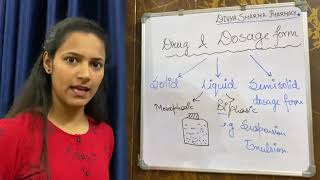 INTRODUCTION TO THE DRUG AND DOSAGE FORMS| PART-2 | PHARMACEUTICS | BY DIVYA SHARMA #pharmacy