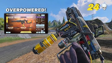 24 Kills With Most OVERPOWERED Fennec Loadout | Best Fennec Gunsmith CODM BR Full Gameplay