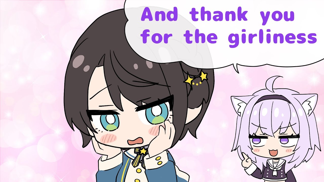 Subaru’s Girliness Leaks Out when Imitating Okayu【Hololive AnimatedClip/Eng sub】【Okayu/Subaru】