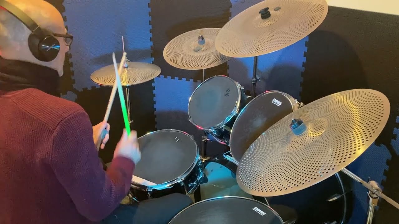 Drum practice for "Little Sister" by Elvis