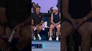 Federer and Barty talk KIDS! 😇