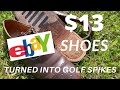 $13 eBay Shoe Conversion | Allen Edmonds Shoes Are Now GOLF SPIKES for ME!