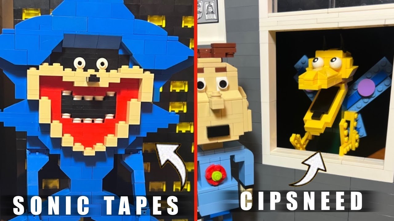 Я создал аналоговый хоррор LEGO — Sonic Tapes и The Kid and the Camera
