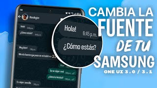 COMO CAMBIAR LA FUENTE de tu SAMSUNG (SIN ROOT) screenshot 3