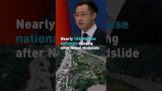 Nearly 100 Chinese nationals missing after Nepal mudslide