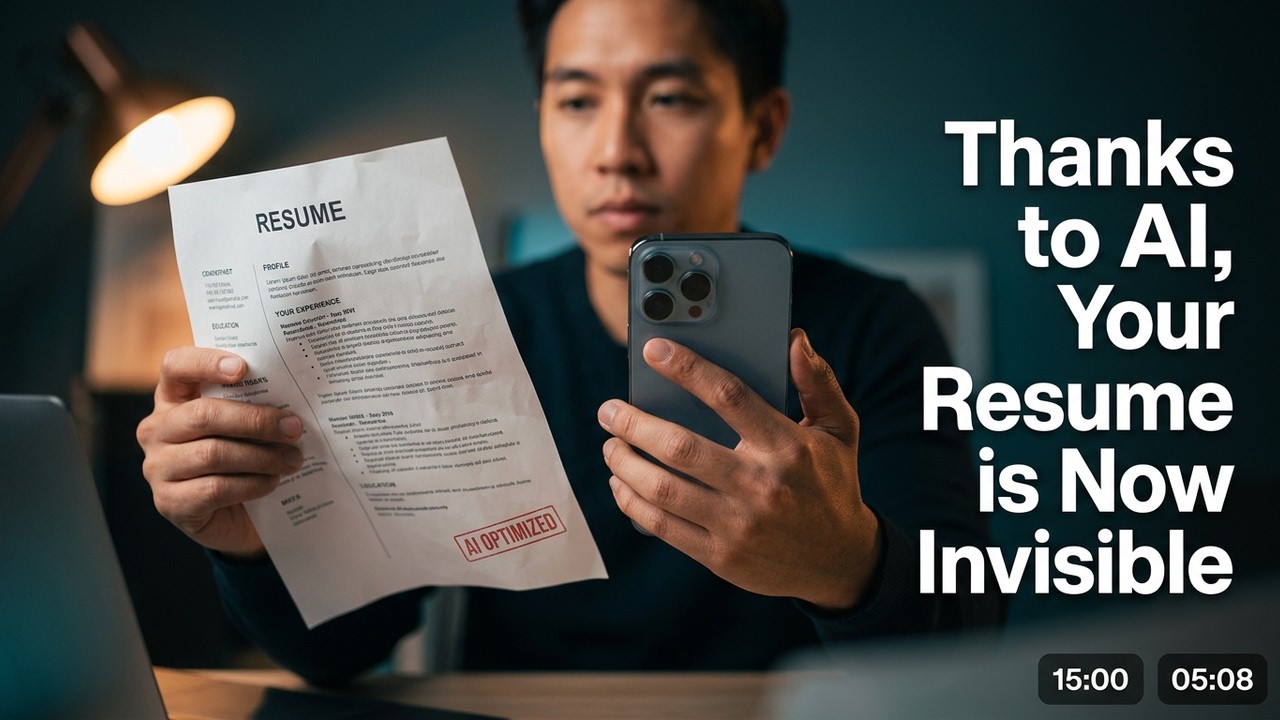 AI Made Your Resume Perfect. That's Why No One Sees It.