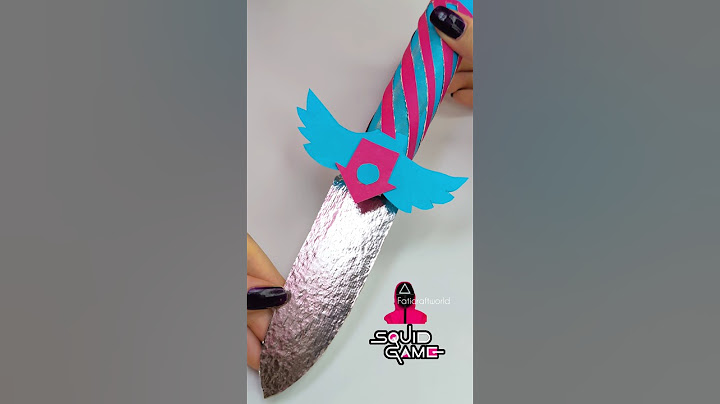 Diy squid game knife 🗡️ #diy #squidgame #shorts