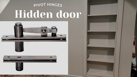 Hidden door Bookcase with TamBee Pivot hinges (Product links in description)