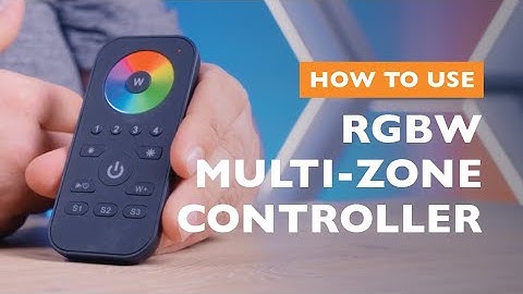 How To Use The RGBW Multi Zone Remote Controller