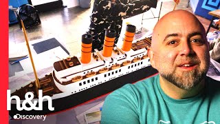 Reproducen el barco Queen Mary en pastel de 1.5 metros | Duff: Pasteles Asombrosos | Discovery H&H