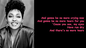 No More Tears by Anita Baker (Lyrics)