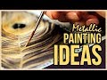 New to Metallic Watercolors? This Is What You Can Do! Art Journal Thursday