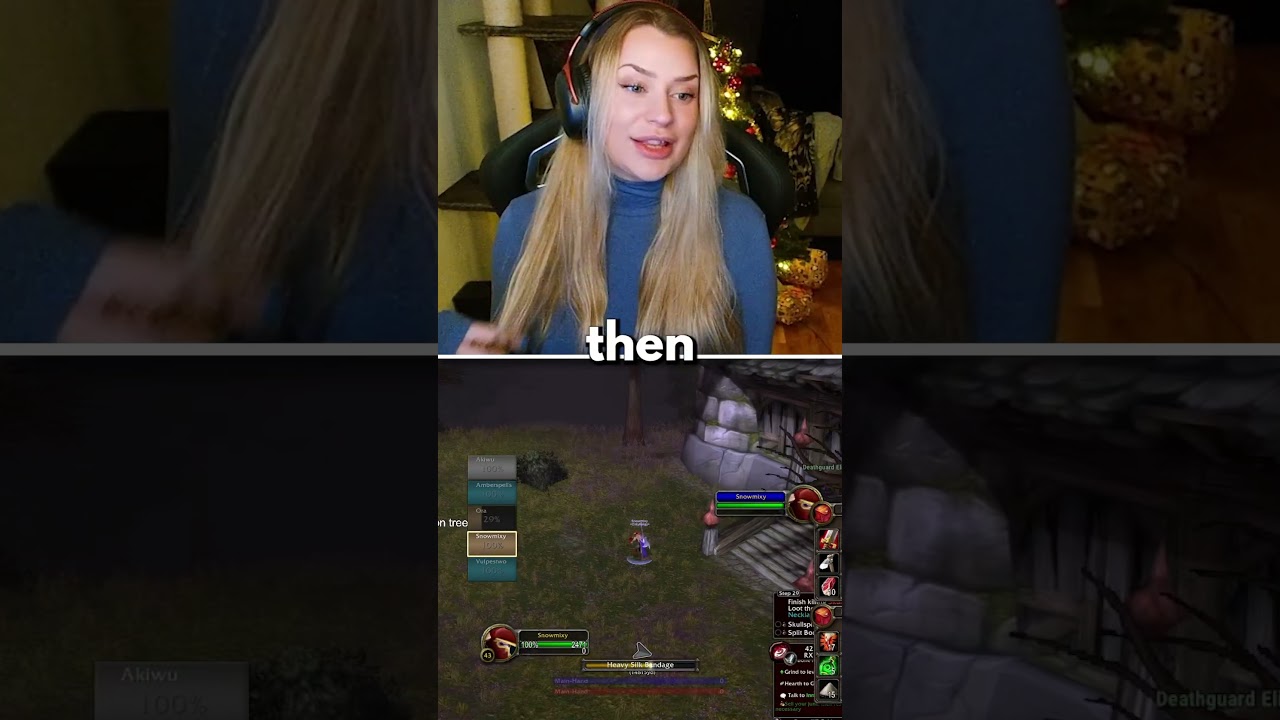 I had a bounty on my head in WoW?! #worldofwarcraft #wowclassic #twitch #classichighlight #gamergirl