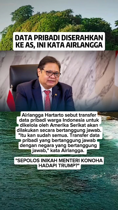 Is this how naive the Konoha minister is when facing Trump? #trump #golkar #trendingshorts