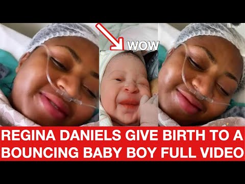 Regina Daniels Give Birth To A Bouncing Baby Boy In Nigeria Full Video (Congratulations)