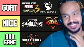 My Totally Uncontroversial Fighting Game Tier List
