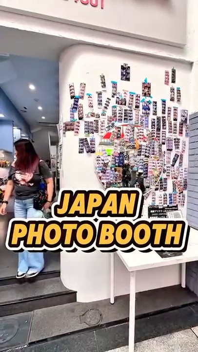 Japan has these cute photo booths 🍡🇯🇵 #japan #indian #shorts #2025 #trending
