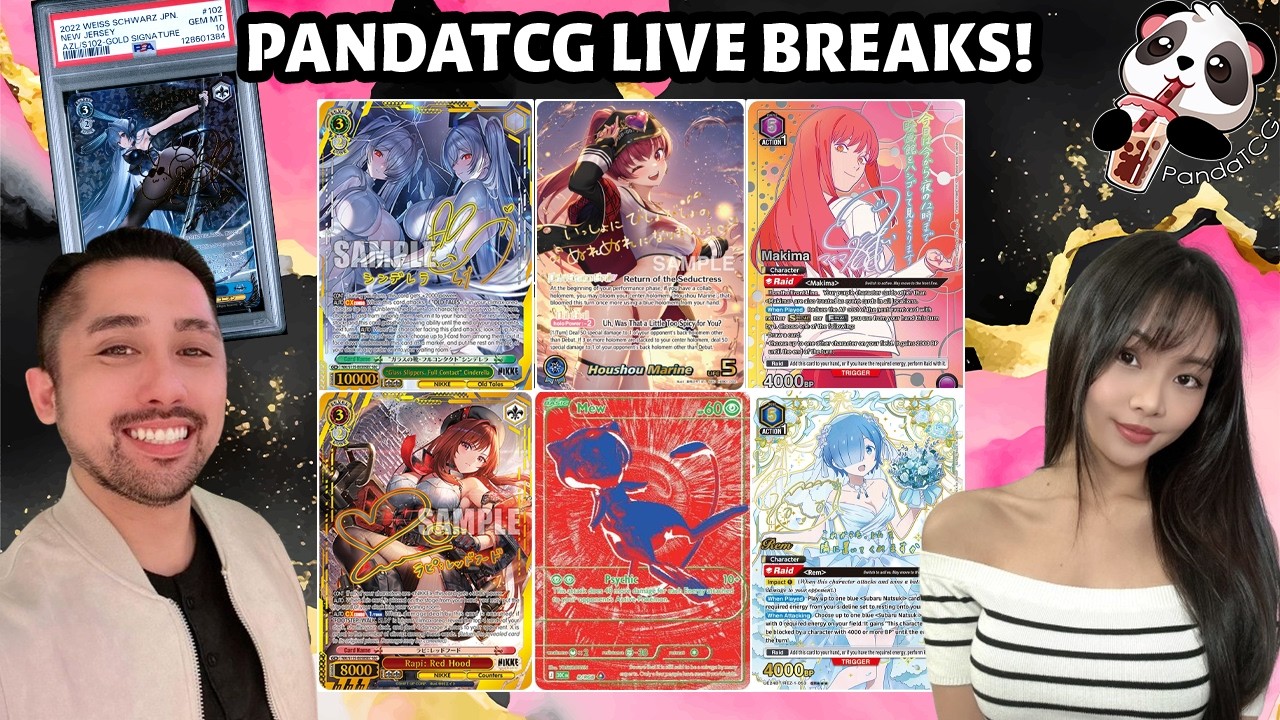 TCG LIVE BREAKS! WEISS SCHWARZ NIKKE VOL.2! POKEMON 30TH! UNION ARENA RE:ZERO! SPORTS AND MORE!