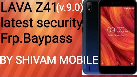 LAVA Z41.FRP Bypass without.Pc/By SHIVAM MOBILE