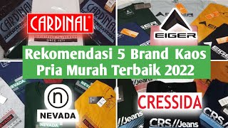 Rekomendasi 5 brand lokal kaos pria murah & terbaik 2022