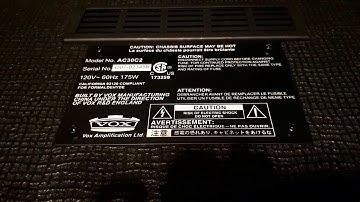 VOX AC30C2 Loud Crackling Noise...