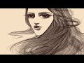 Illustration by Leilatrix. Time-lapse. Drawing Process. Digital Art