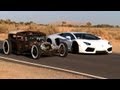 Rat rod vs lamborghini aventador roadkill episode 5