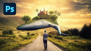 Whale Island Photo Manipulation Tutorial in Photoshop || Hasan Mia