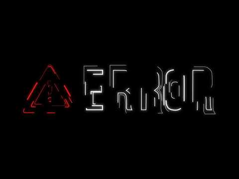 Error system - No Copyright, Copyright Free Videos, 4k, 5-seconds loop, background