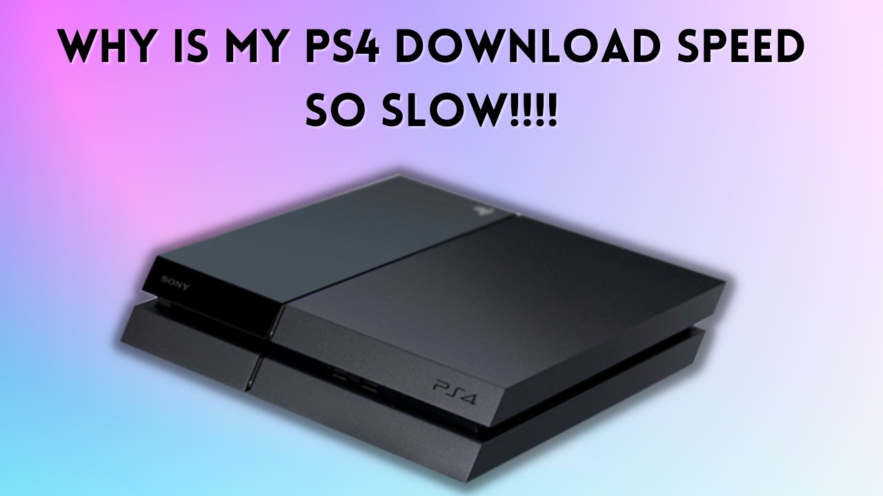 Download Speed on PS4? - Here's an EASY to fix it - YouTube